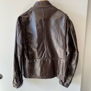 Vintage leather motorcycle jacket - 38R